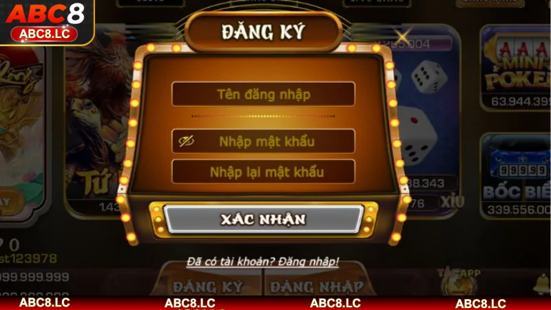 Đăng ký ABC8 sẽ được đặc ân các quyền lợi hấp dẫn